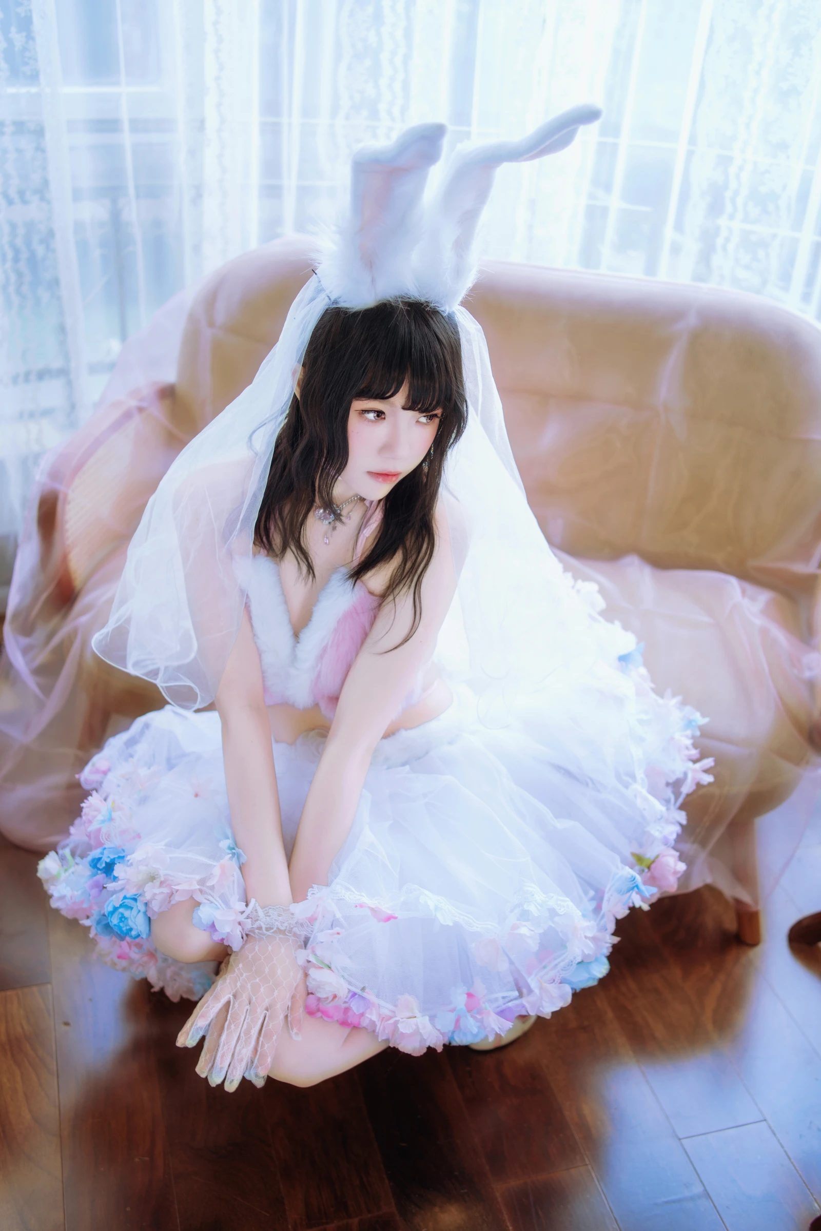 图片[2]-桜桃喵 花嫁兔 54P-COS世界